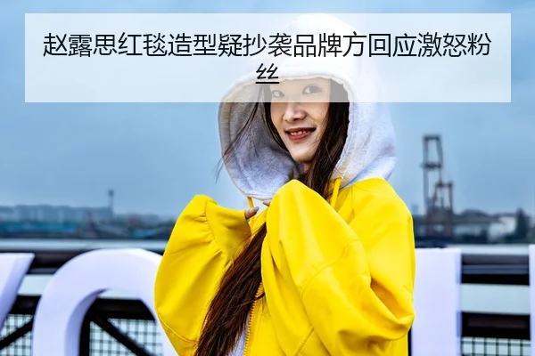 赵露思红毯造型疑抄袭品牌方回应激怒粉丝